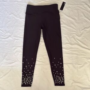 NWT soul leggings with silver grommets size medium